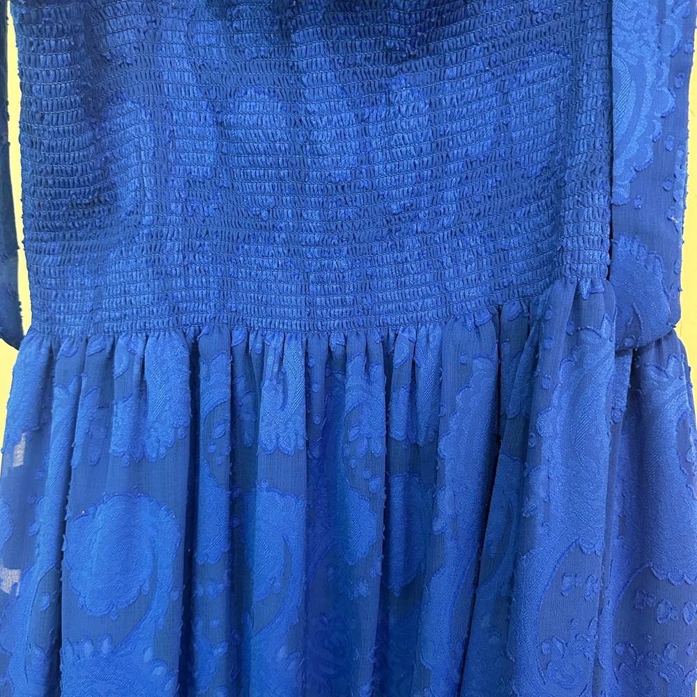 Lilly Pulitzer EUC SZ XL Vibrant Blue Maxi Dress - Picture 9 of 9